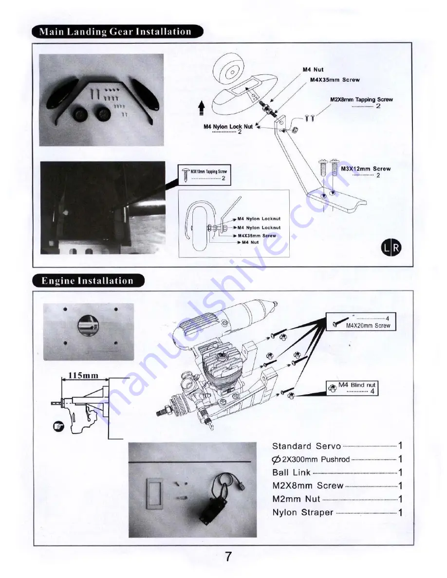 Value Hobby 3D 50 Series EDGE 540 Assembly Manual Download Page 7