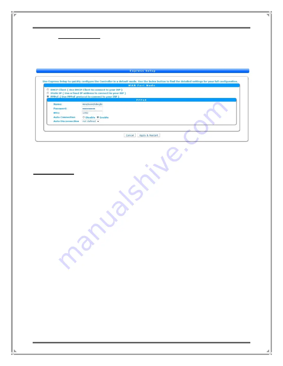 Value Point Gateway controller Series User Manual Download Page 18