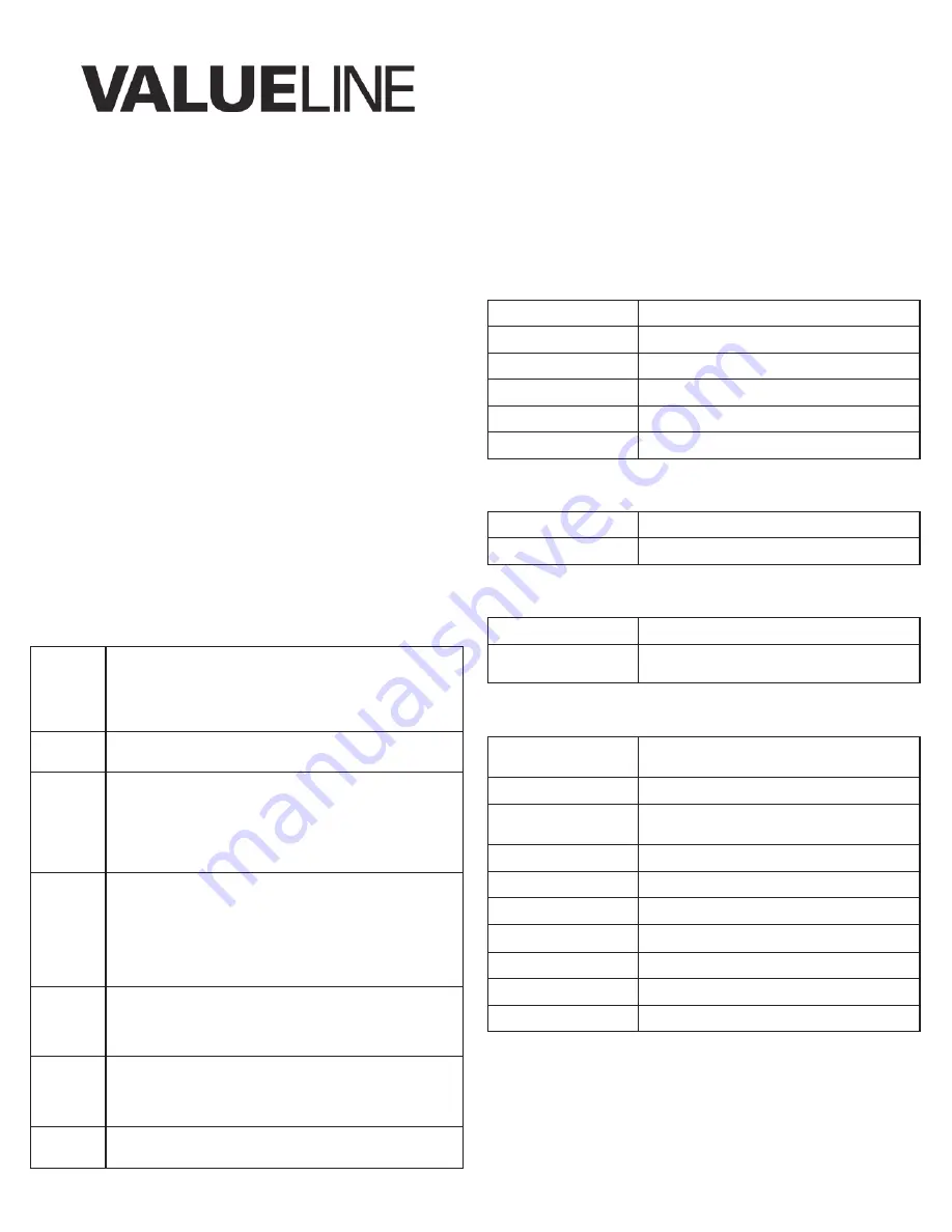 Valueline SVL-CARCAM11 User Manual Download Page 16