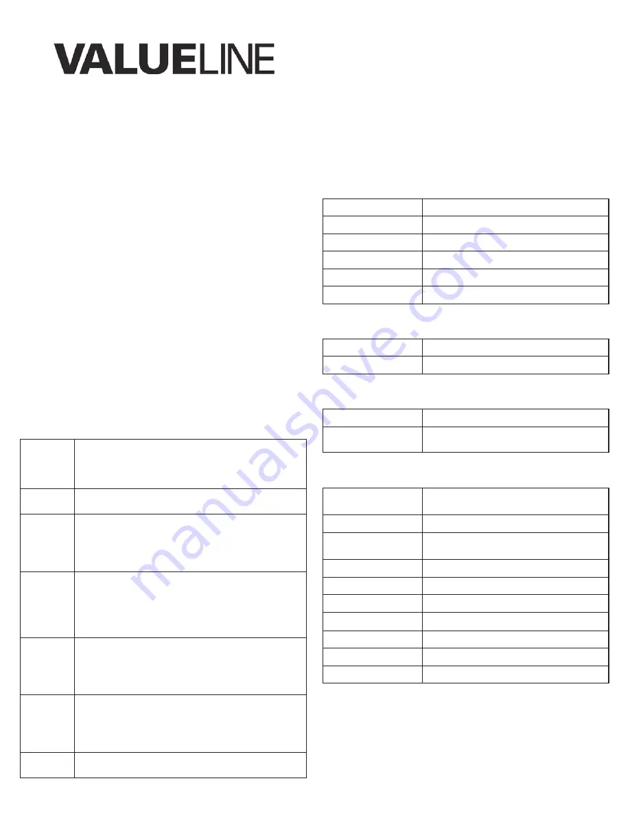 Valueline SVL-CARCAM11 User Manual Download Page 36