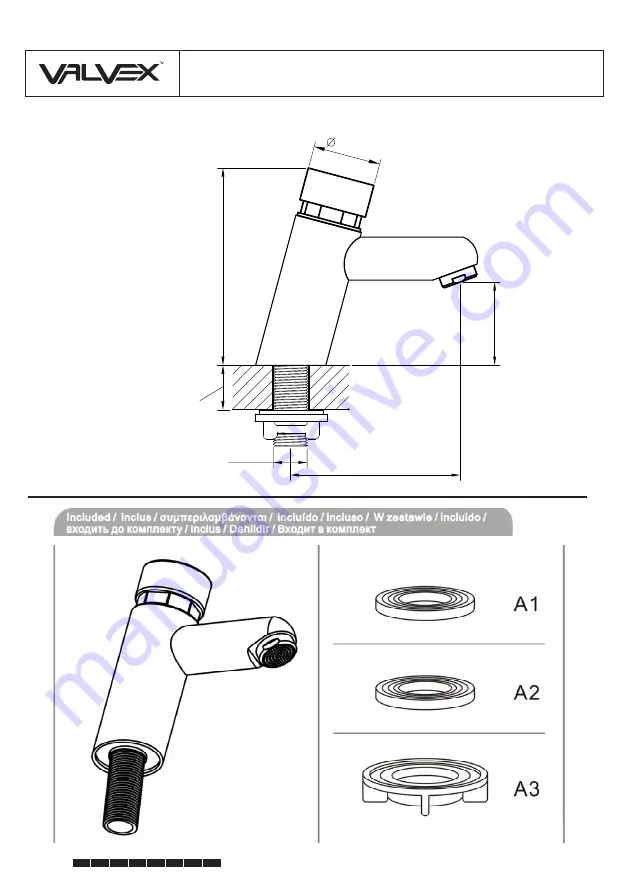 VALVEX TIMEPRESS 2452900 Assembly And Operation Instructions Download Page 1