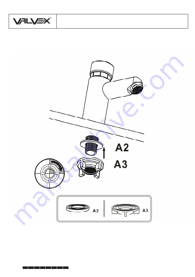 VALVEX TIMEPRESS 2452900 Assembly And Operation Instructions Download Page 4