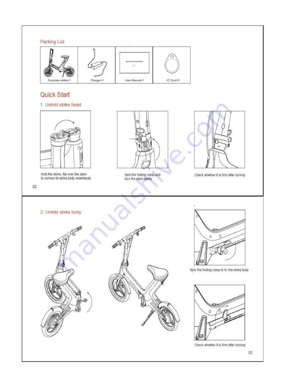 V&D Electric Bikes Go-Bike M3 User Manual Download Page 3