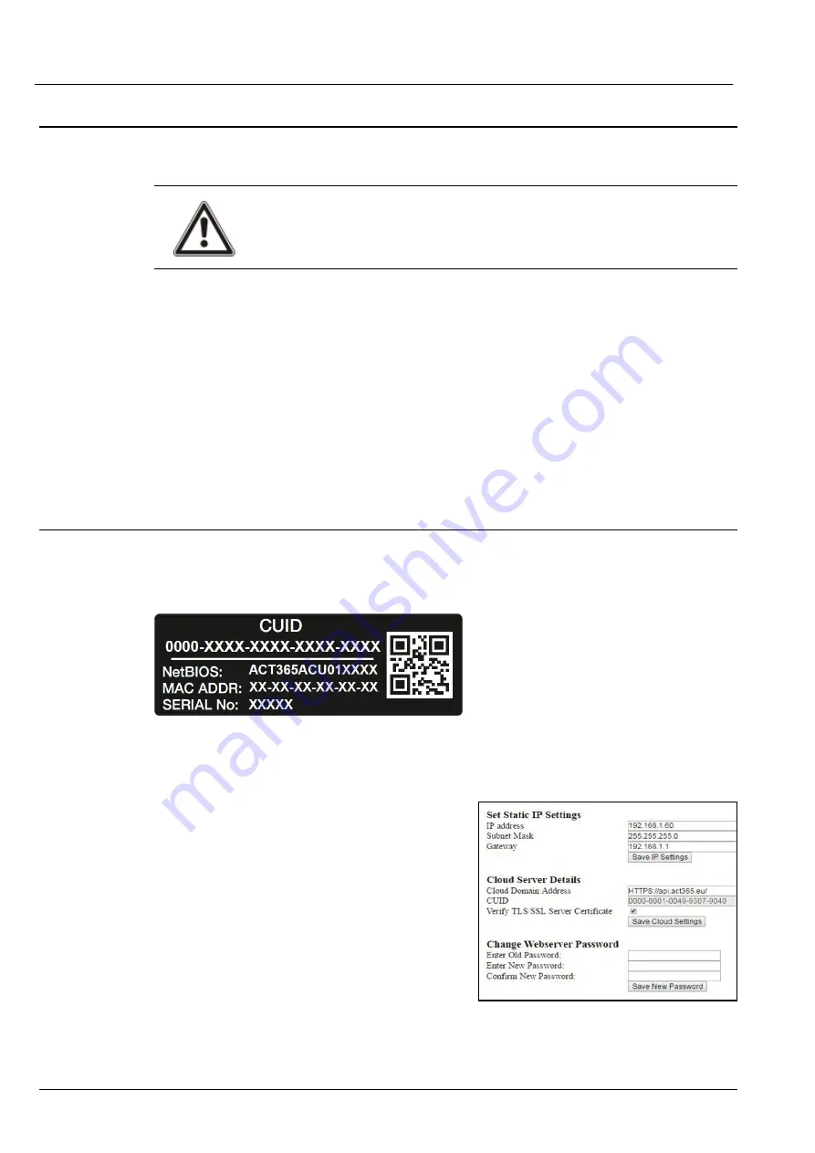 Vanderbilt ACT365-ACU Installation Instructions Manual Download Page 16