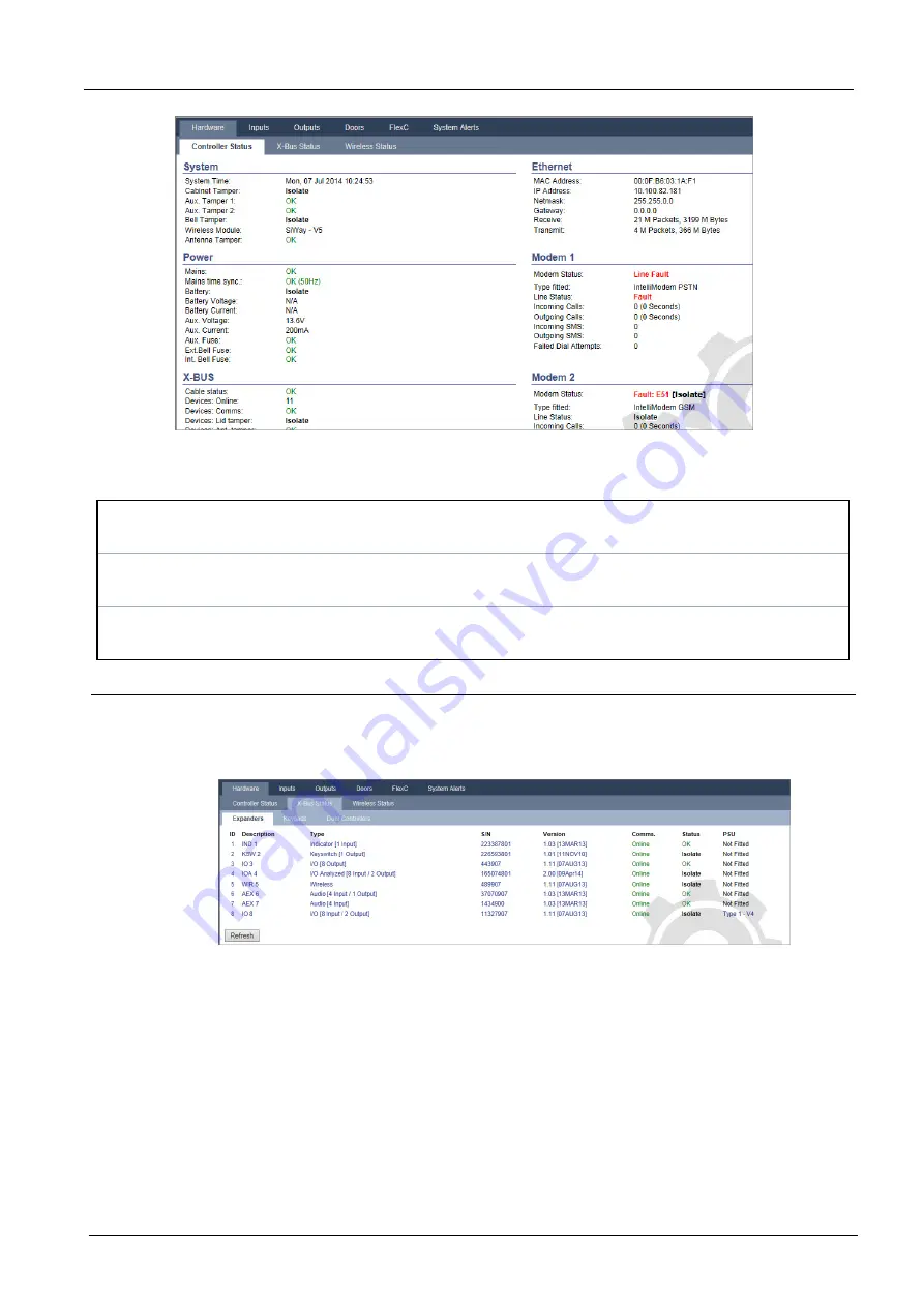 Vanderbilt SPC4 Series Installation & Configuration Manual Download Page 180