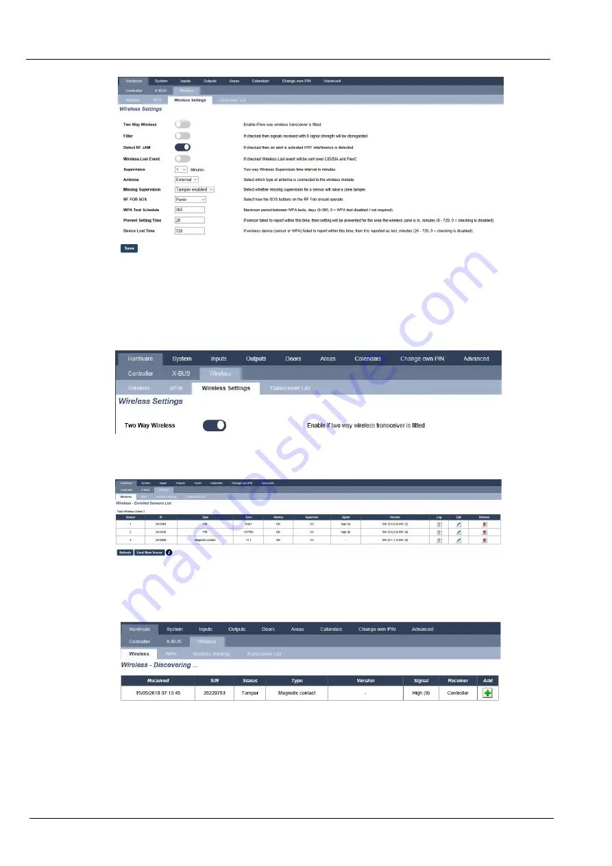 Vanderbilt SPC4 Series Installation & Configuration Manual Download Page 211