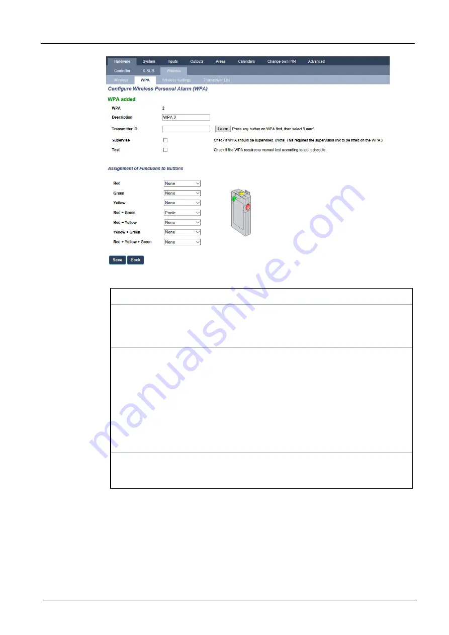 Vanderbilt SPC4 Series Installation & Configuration Manual Download Page 214