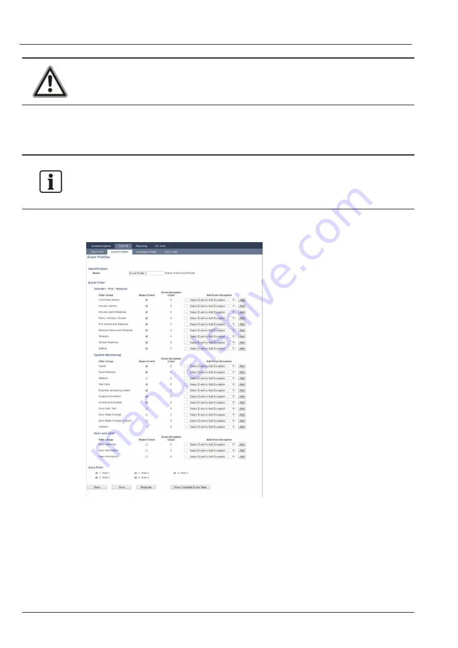 Vanderbilt SPC4 Series Installation & Configuration Manual Download Page 319