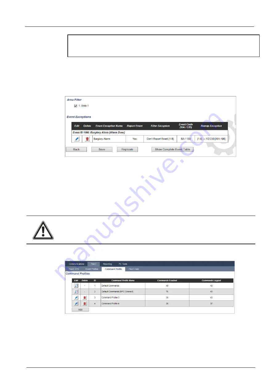 Vanderbilt SPC4 Series Installation & Configuration Manual Download Page 322