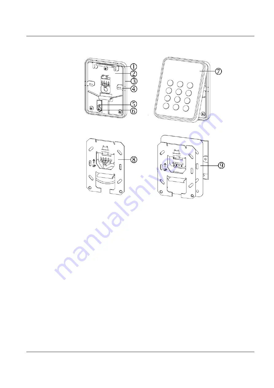 Vanderbilt VR4 S-MF Series Installation And Mounting Instructions Download Page 7