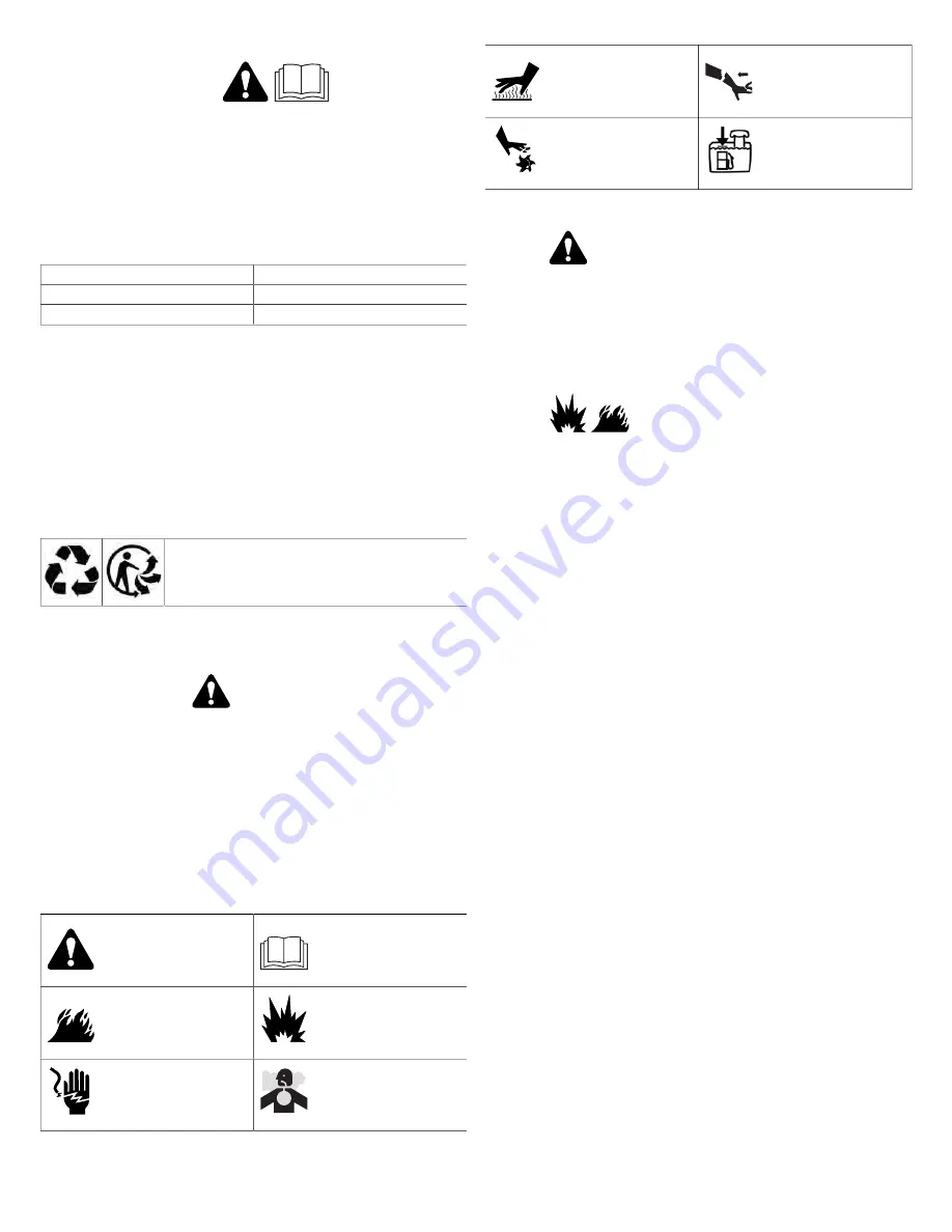 Vanguard 61G200 Operator'S Manual Download Page 22