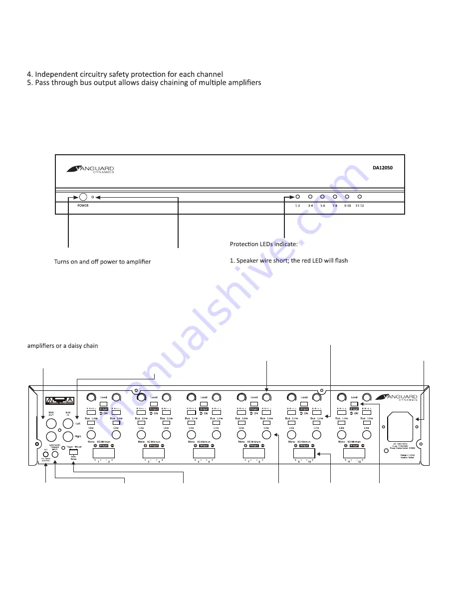 Vanguard DA SERIES Owner'S Manual Download Page 3