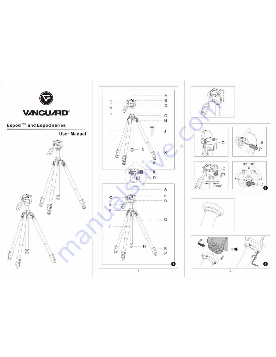 Vanguard Espod Plus User Manual Download Page 1