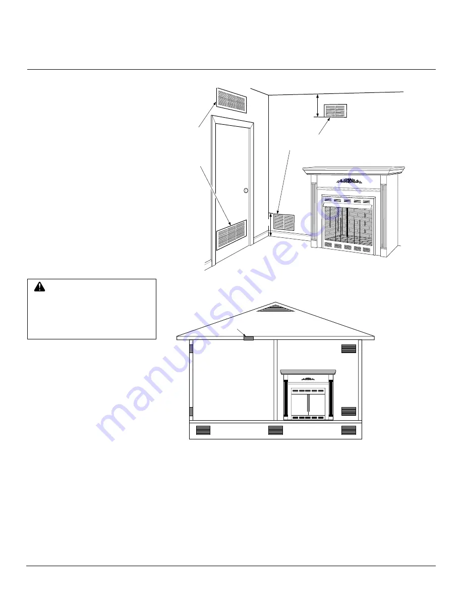 Vanguard FB36NCA, FB42NC, FB36CA, FB42C Owner'S Operation And Installation Manual Download Page 7