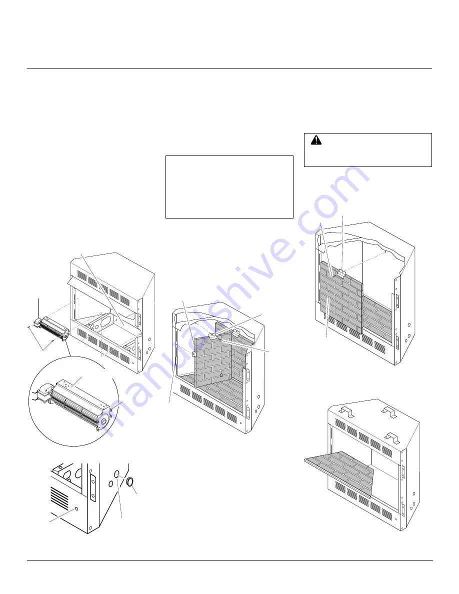 Vanguard FB36NCA, FB42NC, FB36CA, FB42C Owner'S Operation And Installation Manual Download Page 12