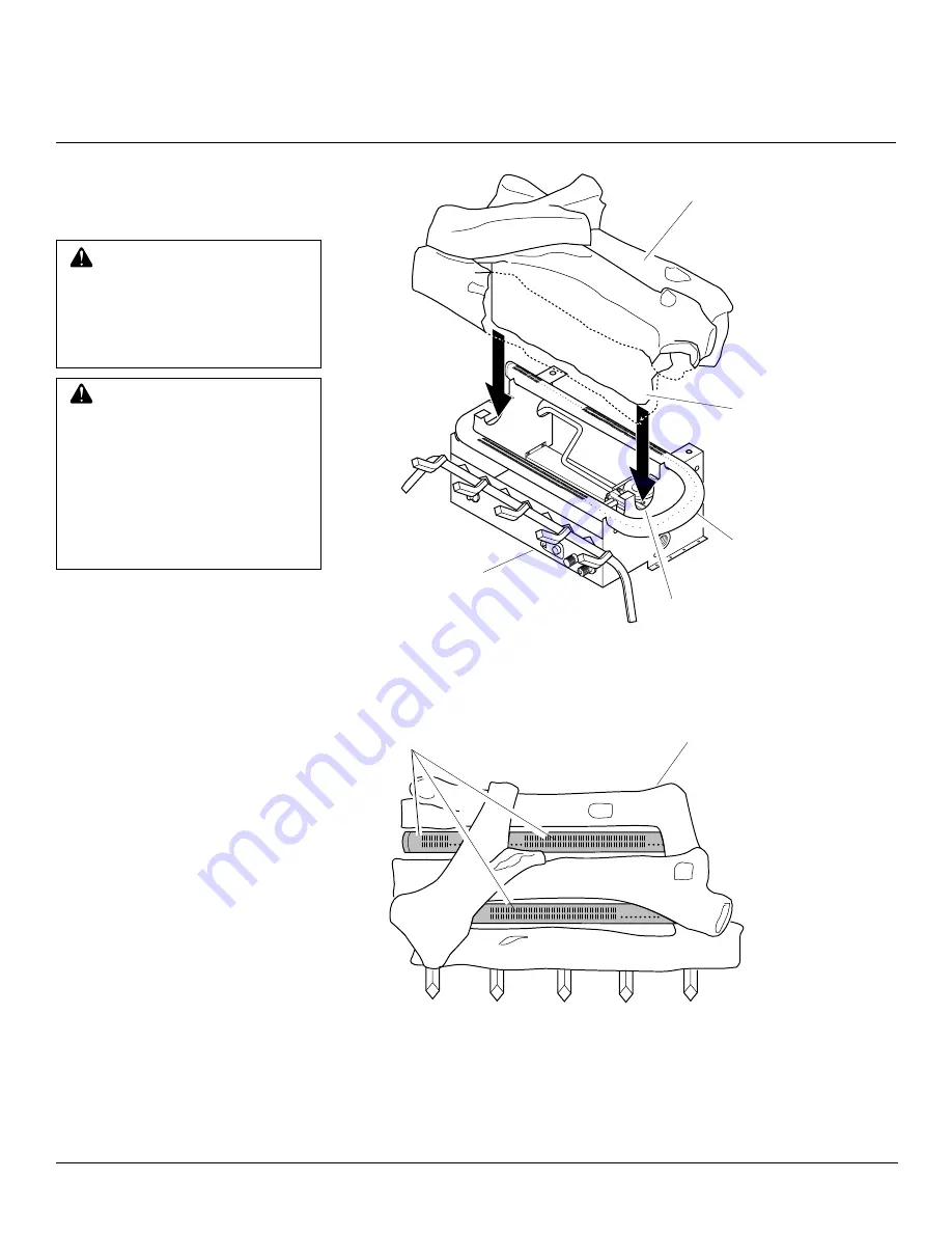 Vanguard UNVENTED (VENT-FREE) NATURAL  GAS LOG HEATER Operating And Installation Manual Download Page 14