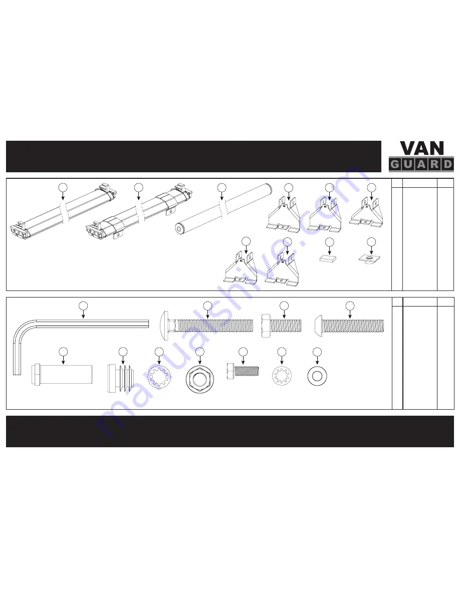 Vanguard VGUR-020 Fitting Instructions Manual Download Page 1