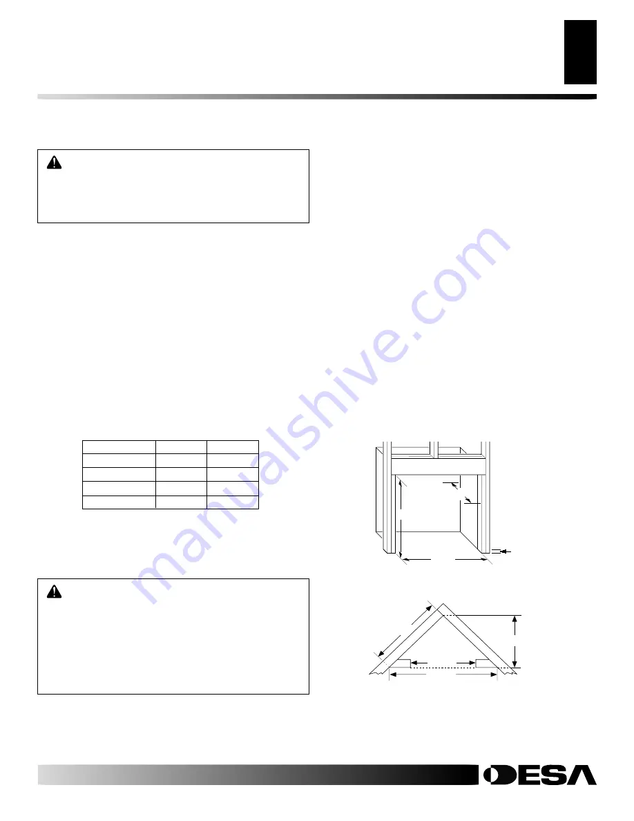 Vanguard VMH26TPB Owner'S Operating & Installation Manual Download Page 9