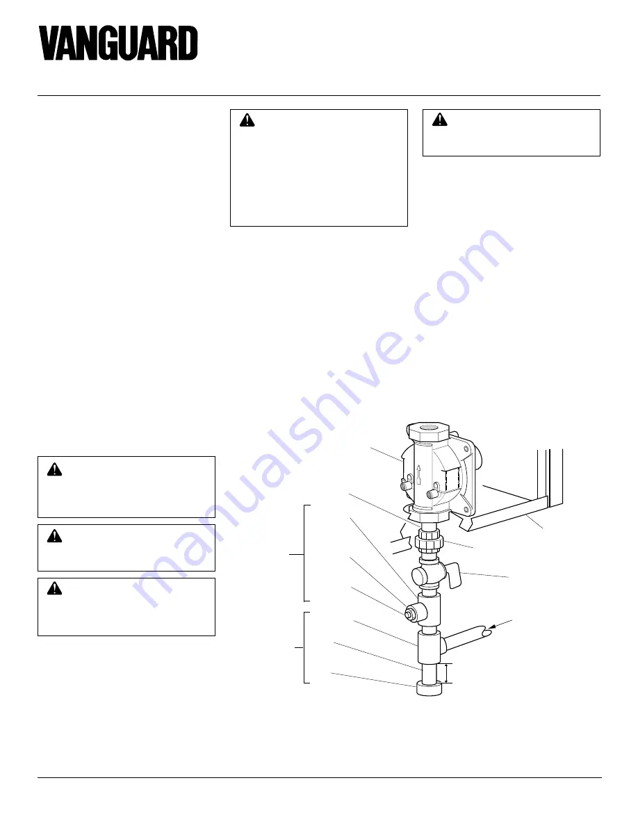 Vanguard VMH3000TNSA Owner'S Operation And Installation Manual Download Page 12