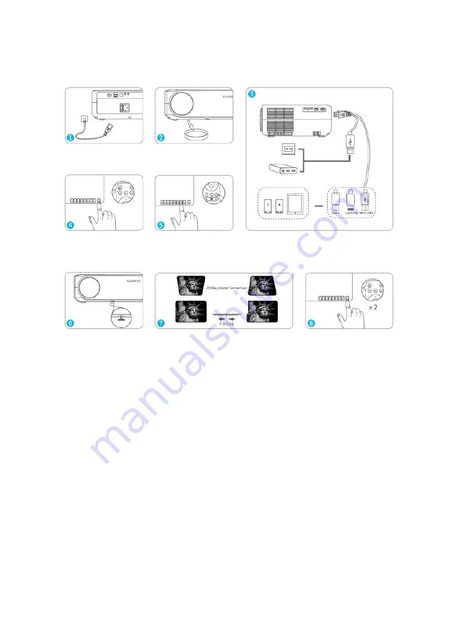 Vankyo Performance V630 User Manual Download Page 16