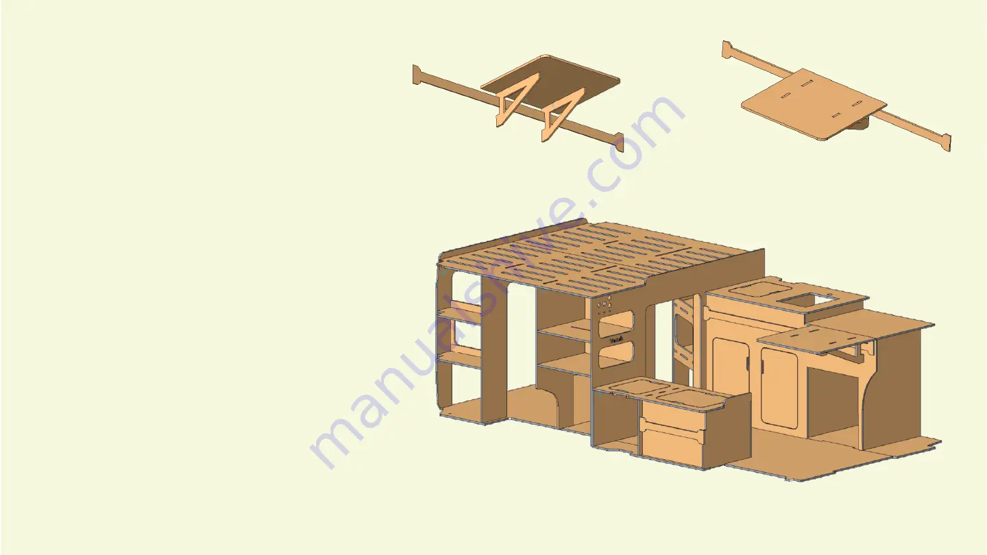 VanLab Mercedes Sprinter 144 Fittings Manual Download Page 35