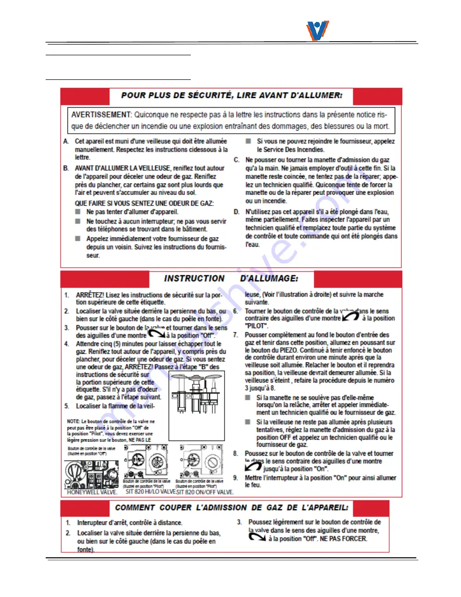 Vanox Nova VL36BN Operating & Maintenance Instructions Download Page 18