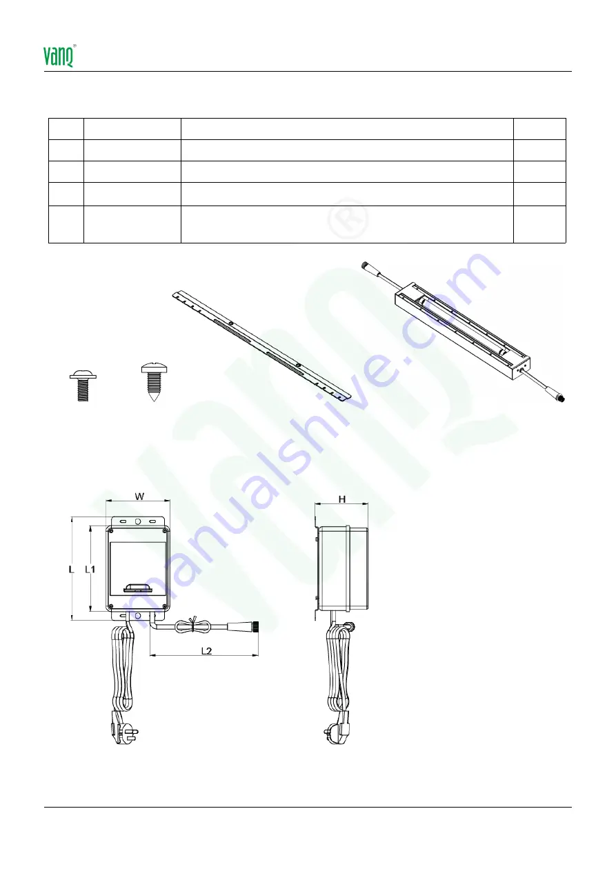 VANQ VQ-GLCP Series Manual Download Page 7