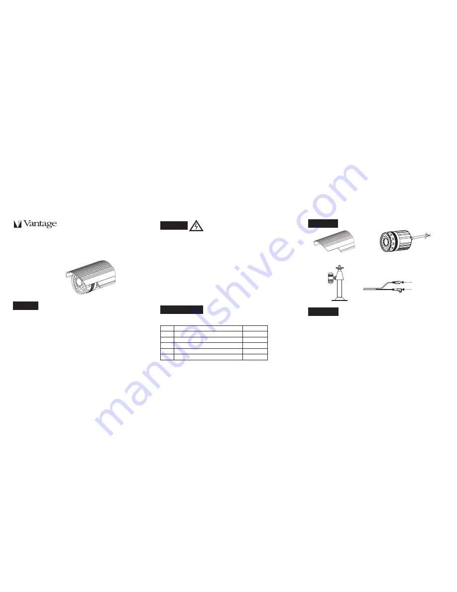 Vantage Hearth VAEBLIR10FV User Manual Download Page 1