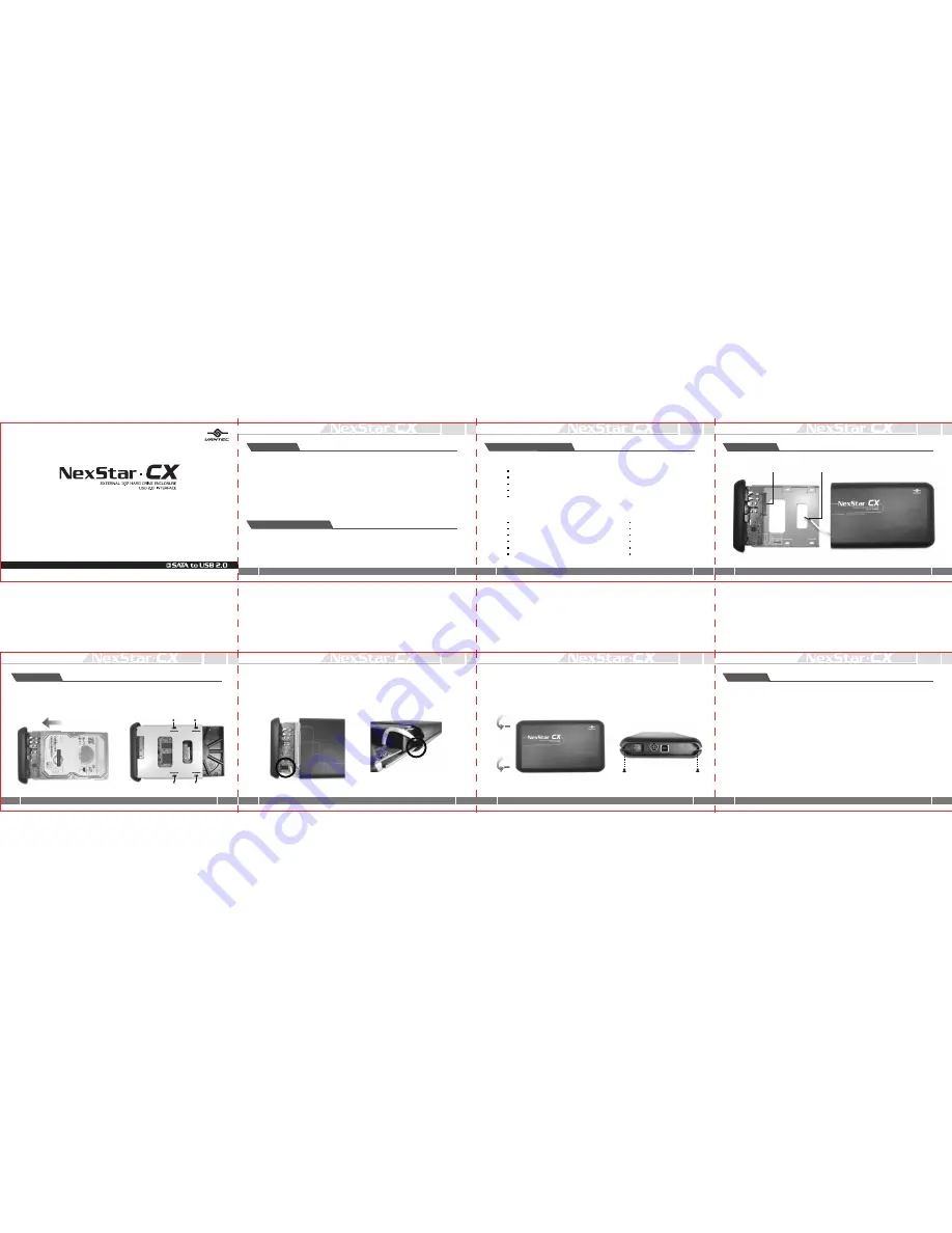 Vantec NexStar. CX NST-300S2-BK Owner'S Manual Download Page 1