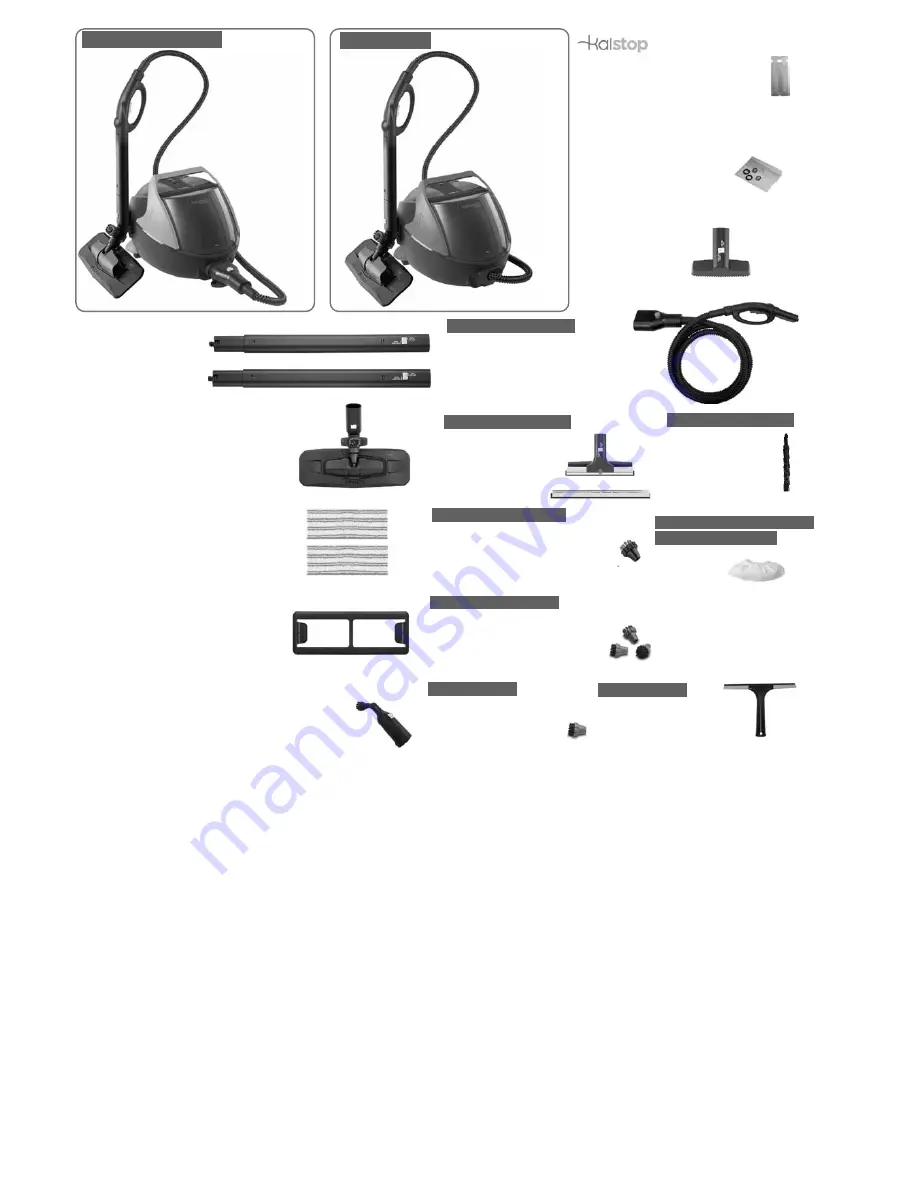 Vaporetto PRO95 TURBO FLEXI Instruction Manual Download Page 2