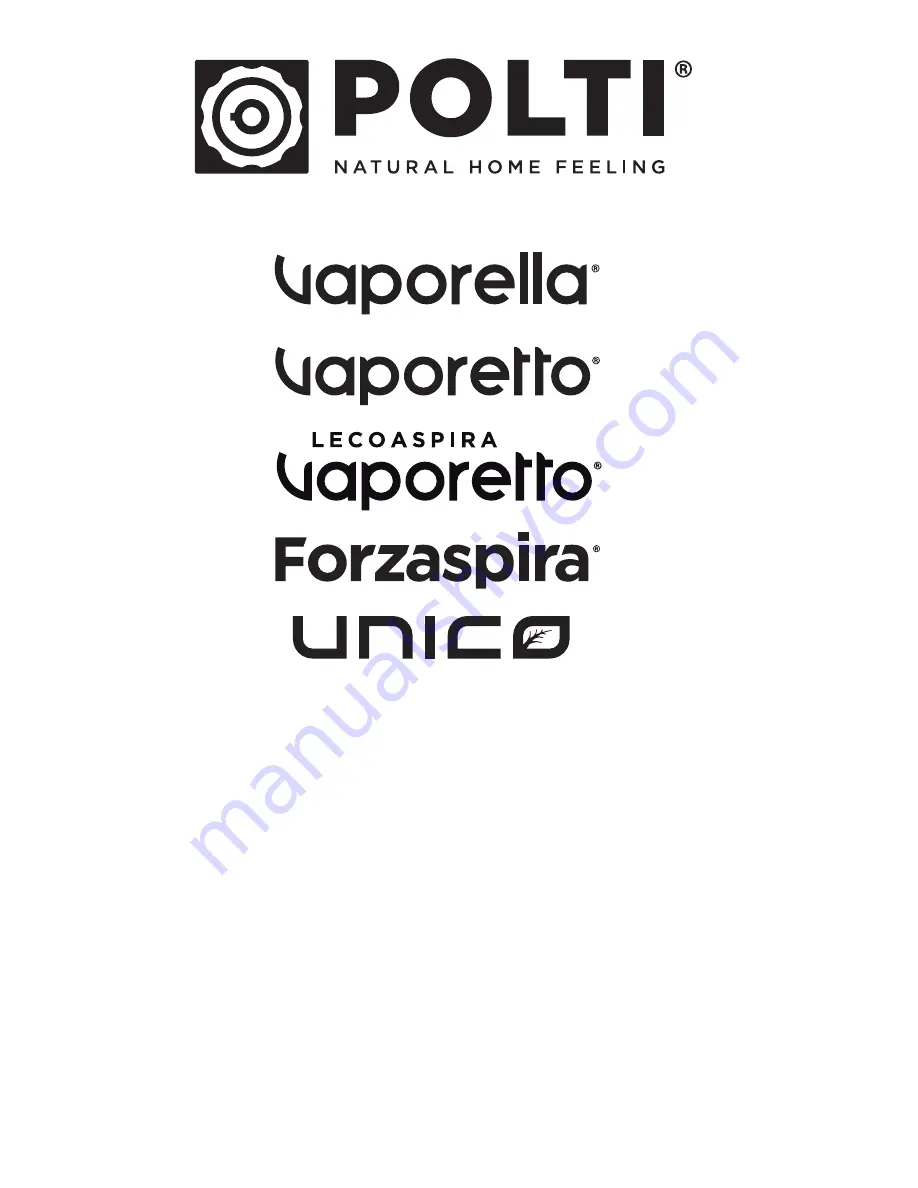 Vaporetto PRO95 TURBO FLEXI Instruction Manual Download Page 75