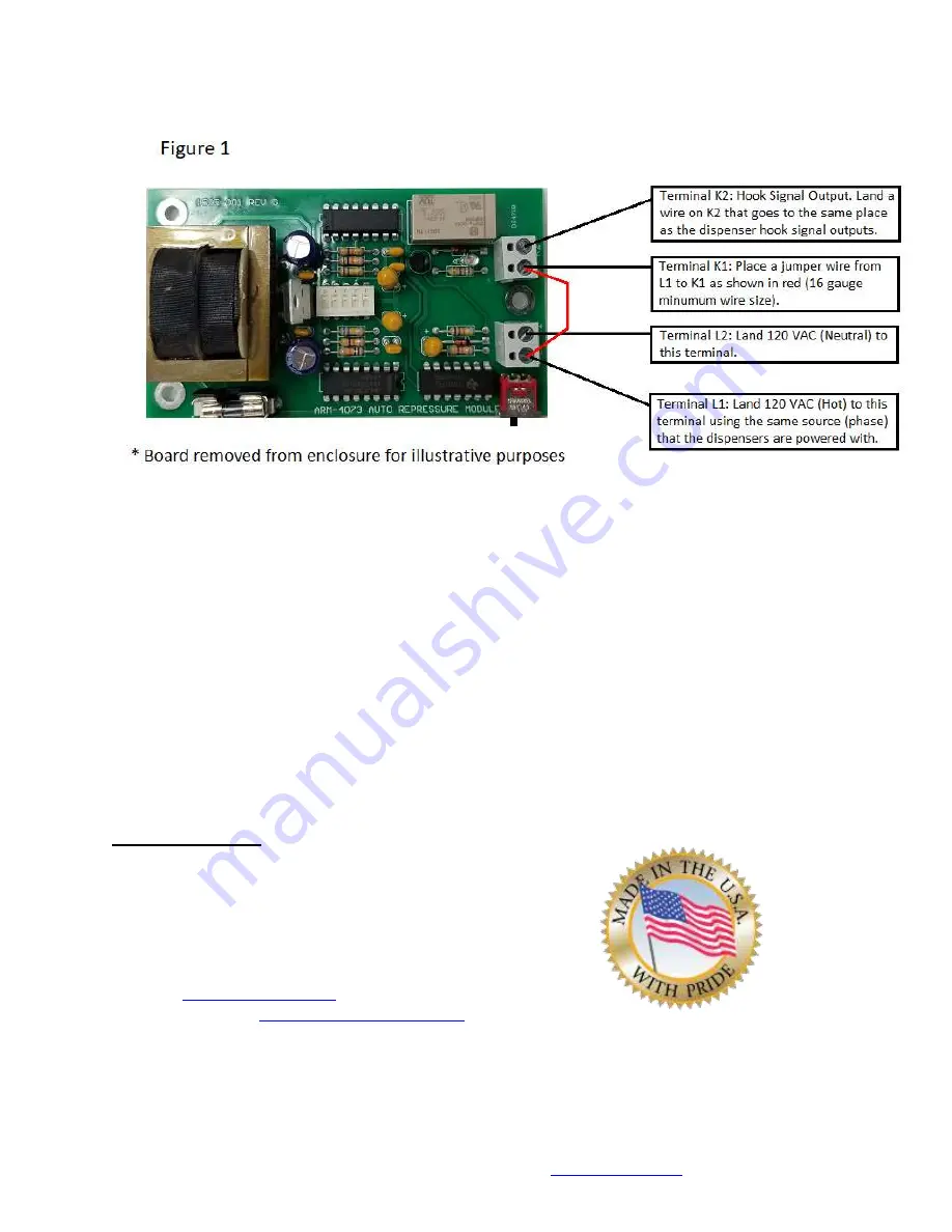 Vaporless ARM-4073 Installation & Operation Manual Download Page 10