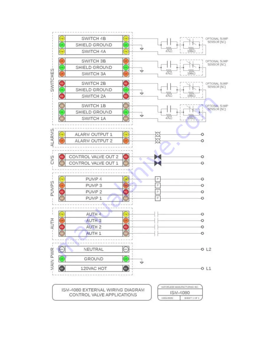 Vaporless ISM-4080 Installation & Operation Manual Download Page 19