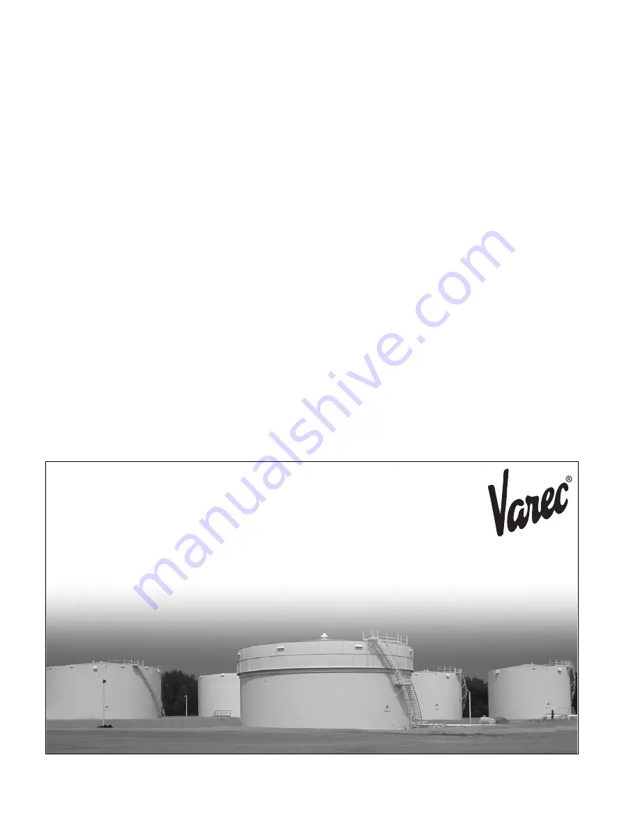 Varec TankGate Interface 8315 Series Installation & Operation Manual Download Page 120