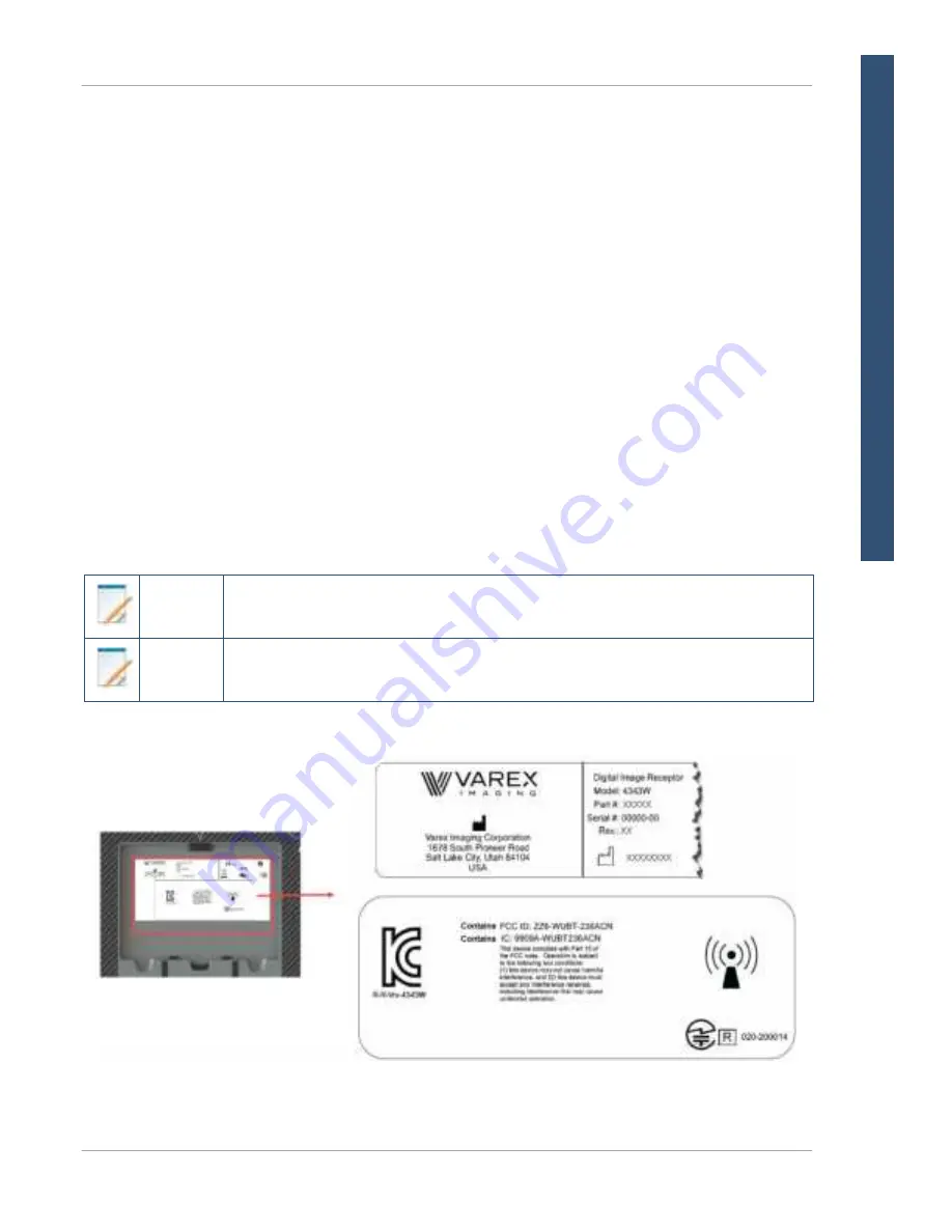 Varex Imaging 4343W Manual Download Page 99