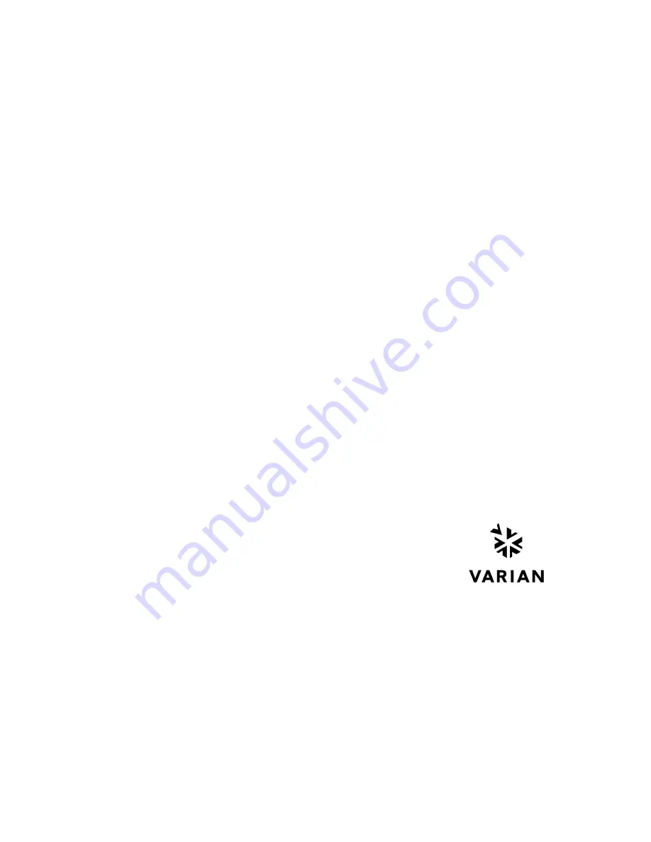 Varian 969-9357 Series Instruction Manual Download Page 44