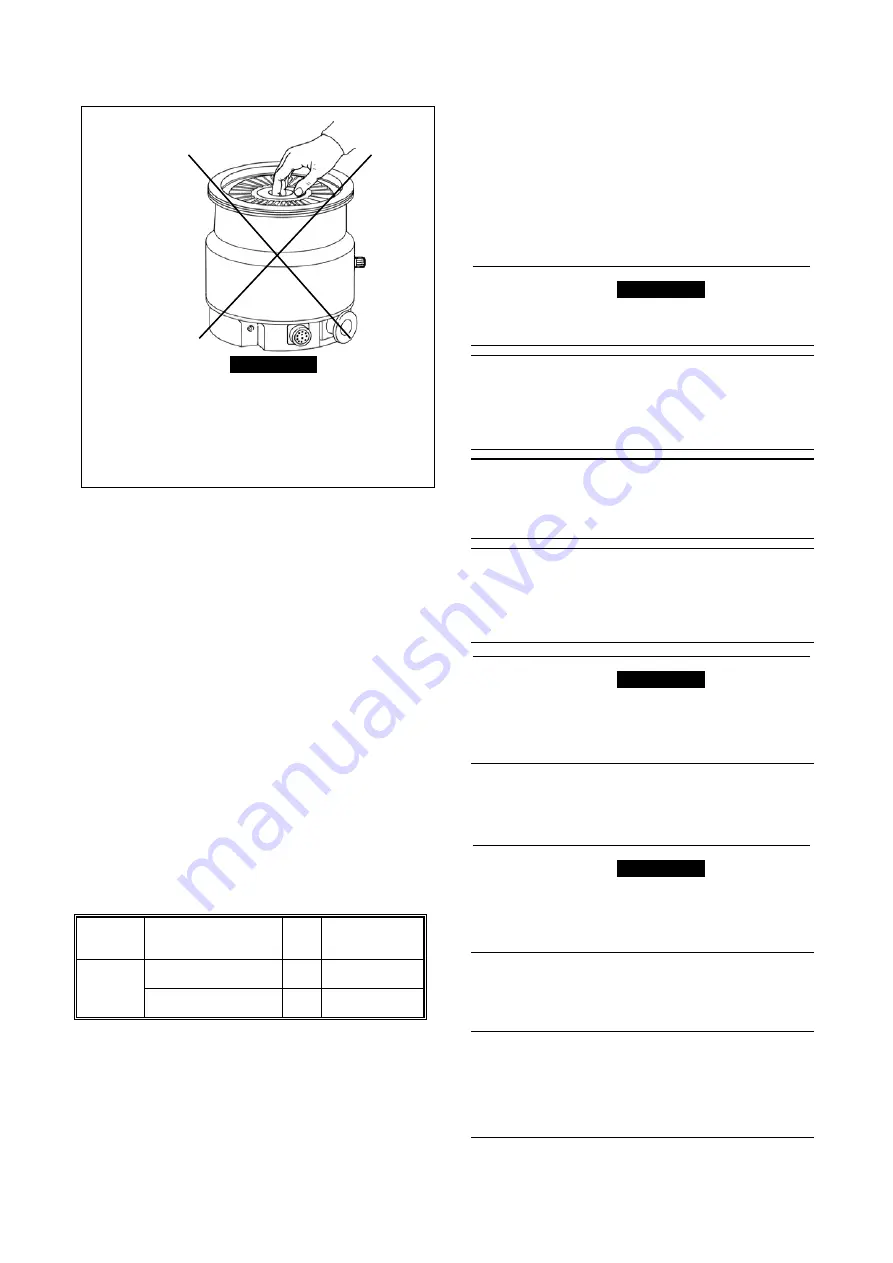 Varian Turbo-V 2000 ICE Instructions For Use Manual Download Page 17