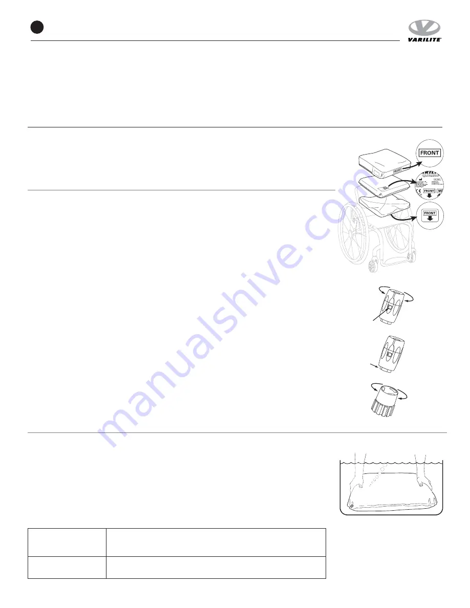 VARILITE Evolution Instruction Manual Download Page 34