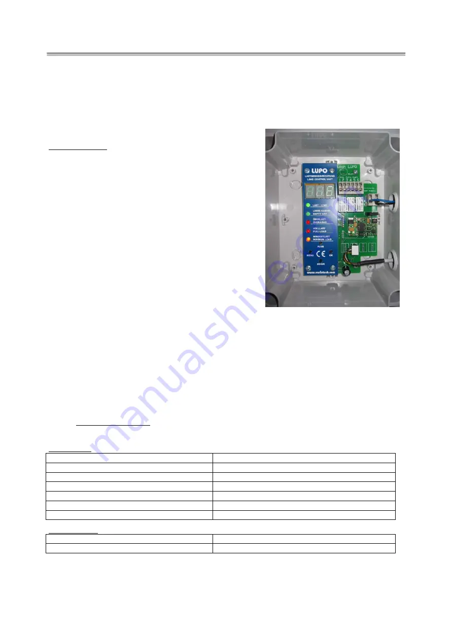 Variotech LUPO 24V Скачать руководство пользователя страница 1