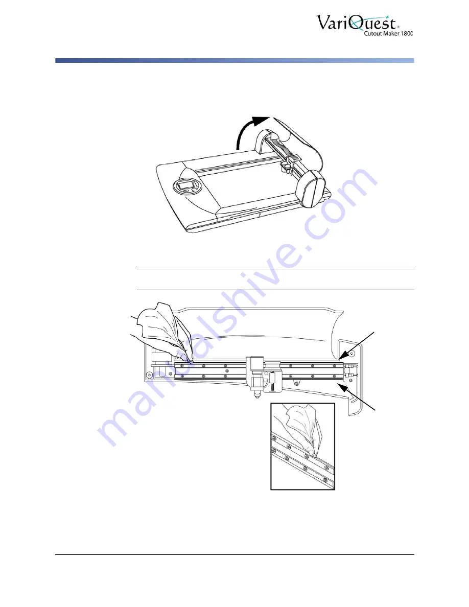 Varitronics VariOuest Cutout Maker 1800 Скачать руководство пользователя страница 38