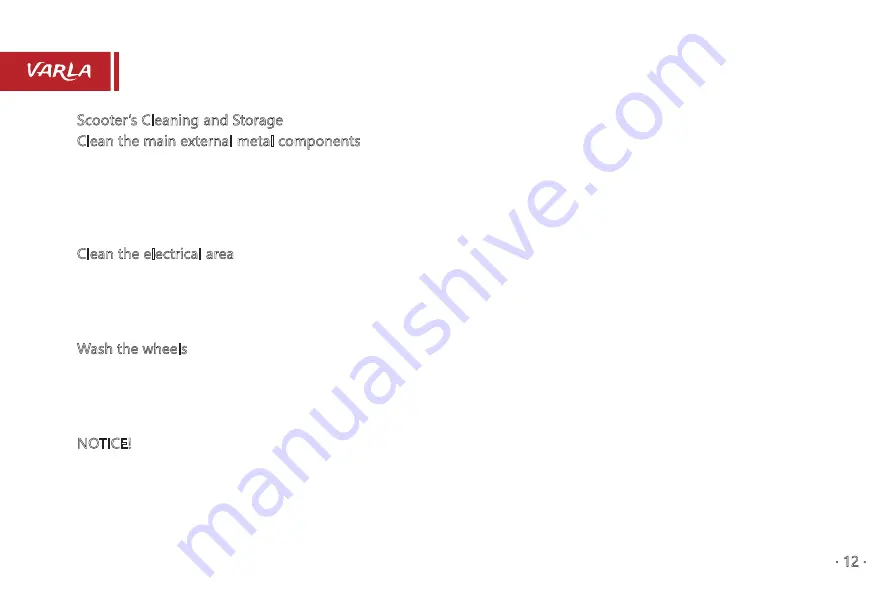 Varla EAGLE ONE Owner'S Manual Download Page 16