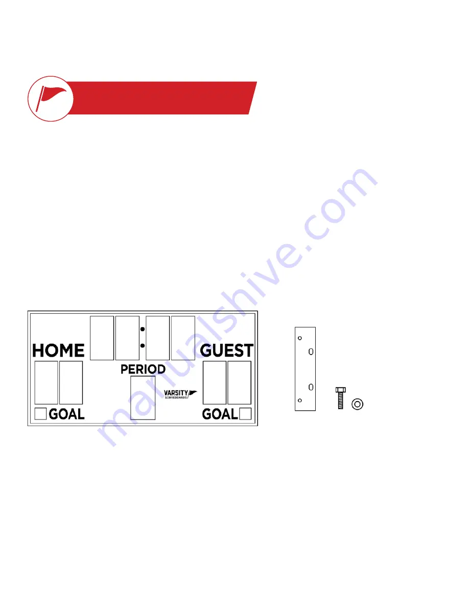 VARSITY Scoreboards 3430 Installation Manual Download Page 5