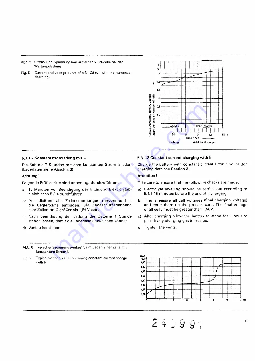 Varta F 20/15 H1 C Maintenance Manual Download Page 17