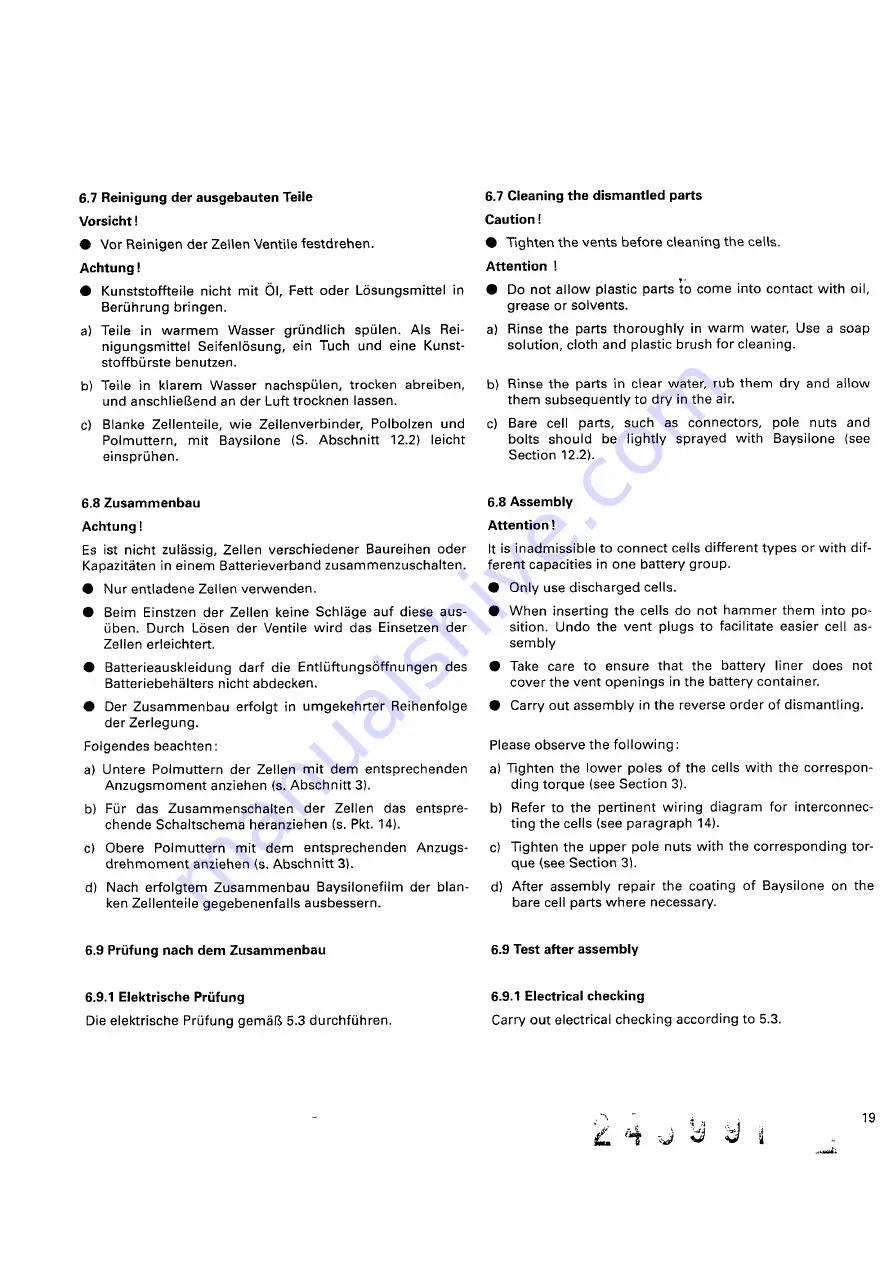 Varta F 20/15 H1 C Maintenance Manual Download Page 23