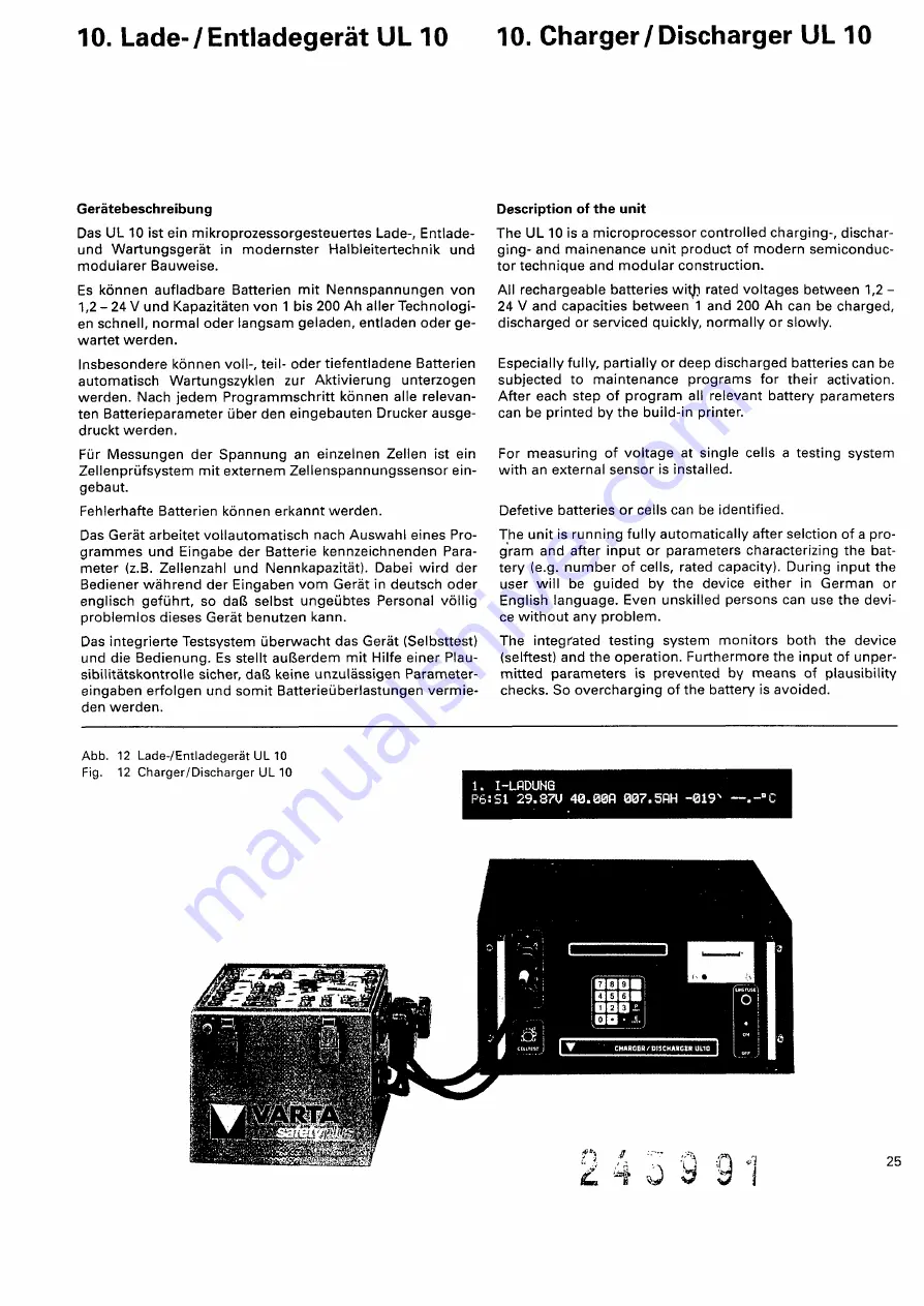 Varta F 20/15 H1 C Maintenance Manual Download Page 29