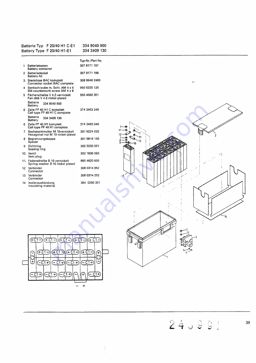 Varta F 20/15 H1 C Maintenance Manual Download Page 43