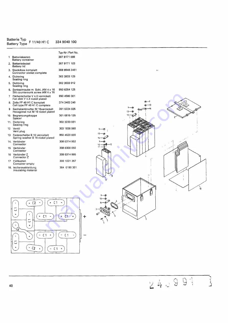 Varta F 20/15 H1 C Maintenance Manual Download Page 44