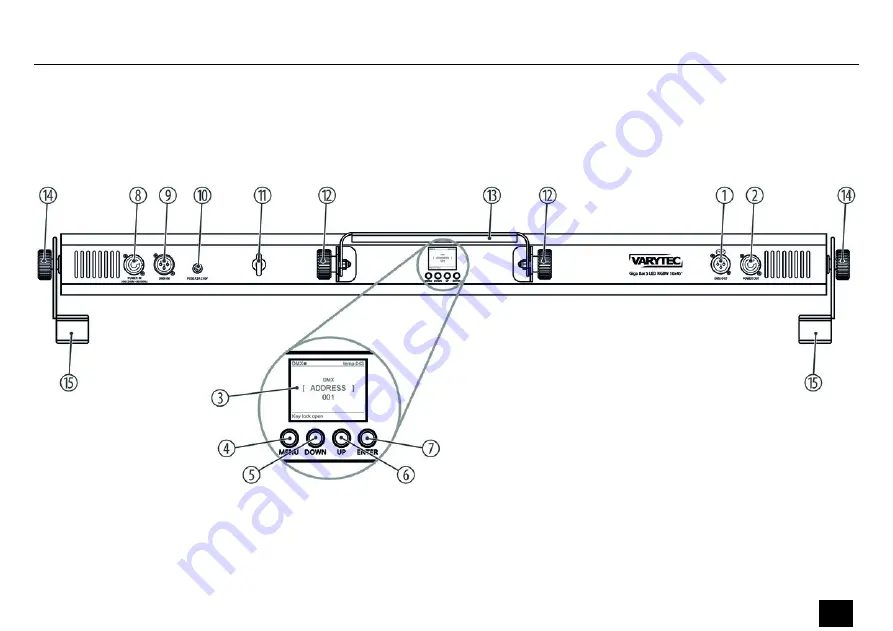 Varytec Giga Bar 5 LED RGBW 10x45 User Manual Download Page 23