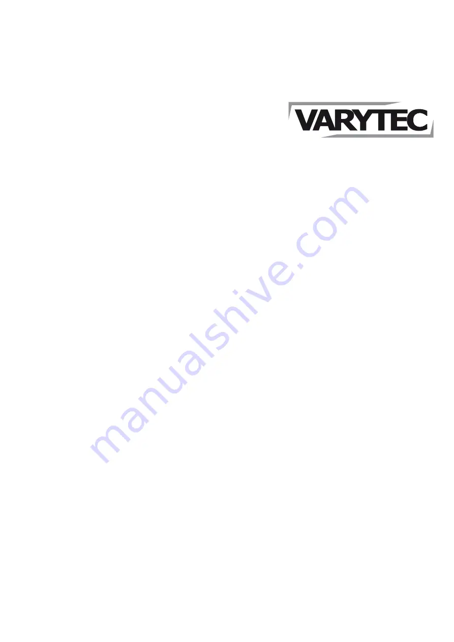 Varytec Hero Wash 300 FC User Manual Download Page 1