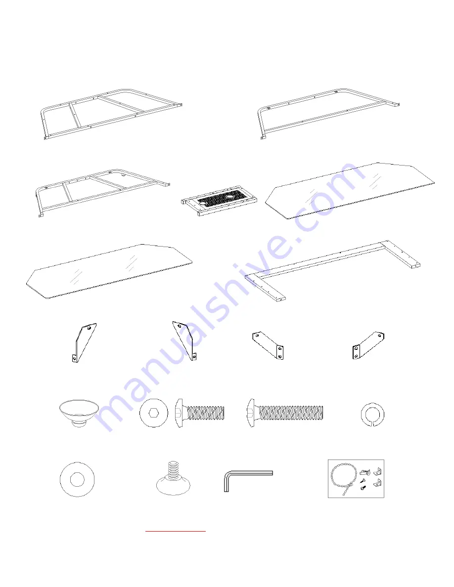 VAS Furniture Mfg. Inc. AVC9001GB Assembly Instructions Manual Download Page 3